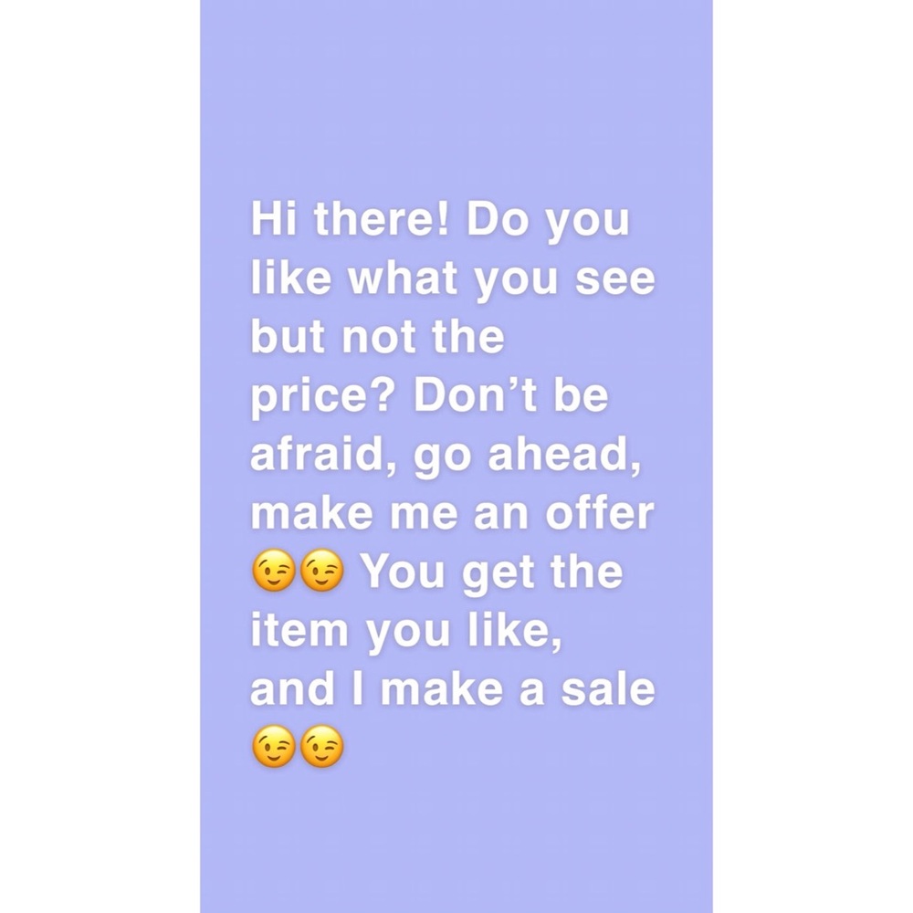 💕 Don’t be shy, make me an offer! 💕